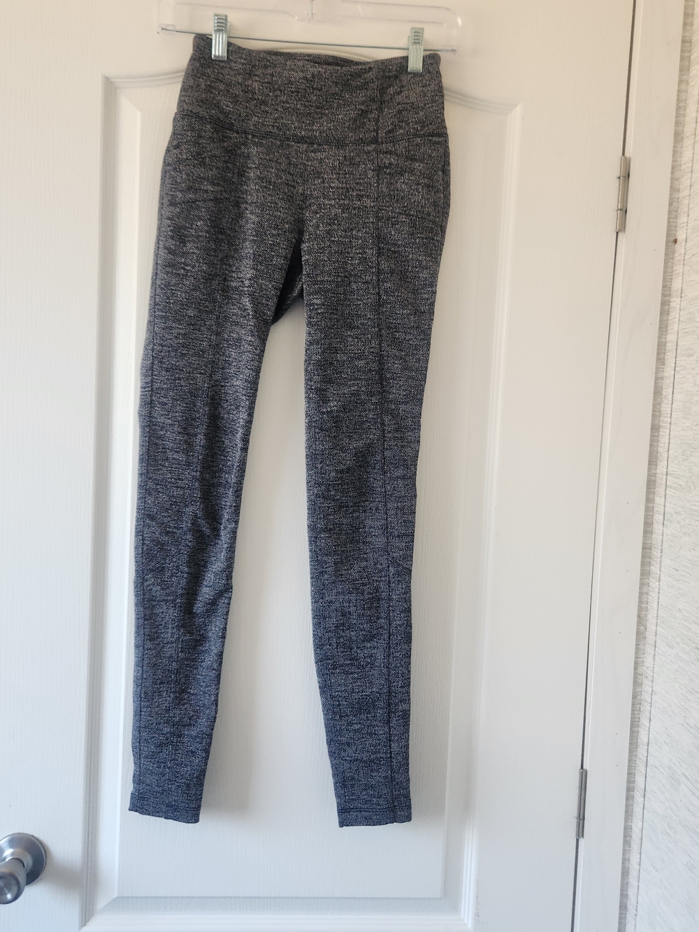 Athleta Heathered Gray High-Rise Skinny Leggings XS EUC